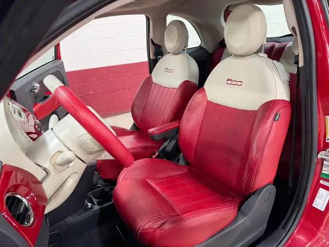 2013 Fiat 500 2dr HB Lounge - RED LEATHER SEATS - SUN ROOF - HEA - Photo 12