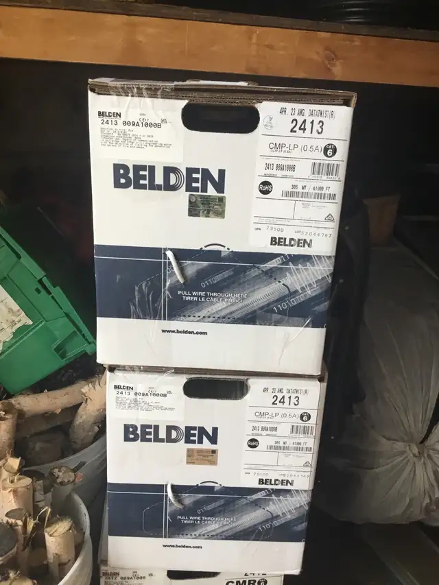 Belden Cat 6 Ethernet Cable CMP-LP 2413 - Photo 2