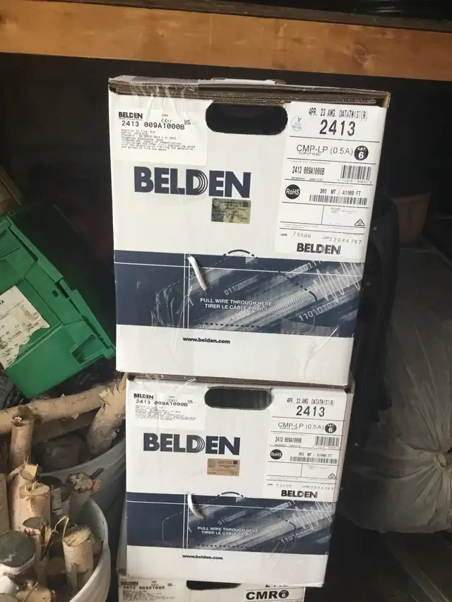 Belden Cat 6 Ethernet Cable CMP-LP 2413 - Photo 3