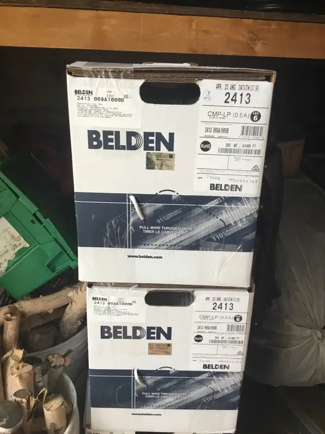 Belden Cat 6 Ethernet Cable CMP-LP 2413 - Photo 4