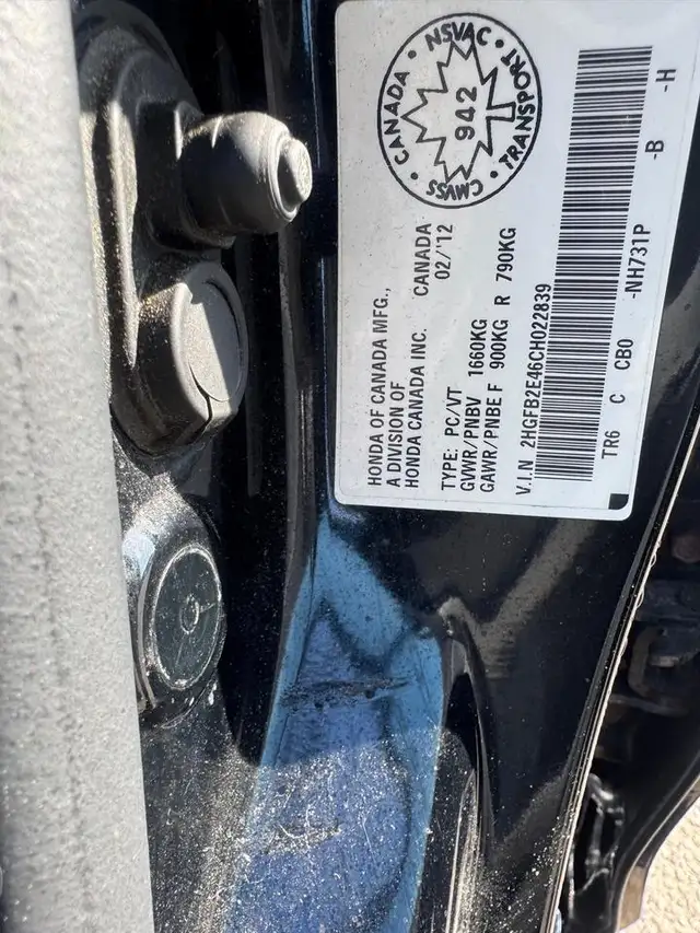 2012 Honda Civic LX, SEDAN, MANUAL, RUNS WELL, CERTIFIED - Photo 17