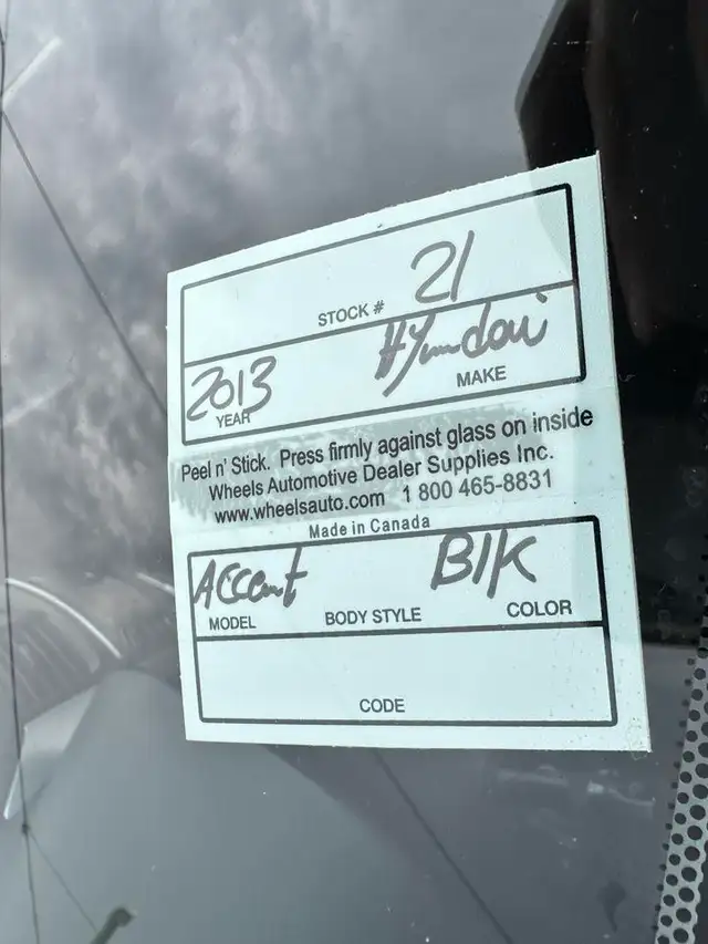 2013 Hyundai Accent GL, AUTO, HATCH, ONLY 195KMS, CERTIFIED - Photo 20