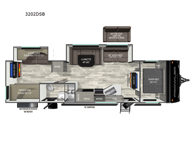 2026 Heartland Prowler 3202DSB-Bunk Room 2 Slides - Photo 2