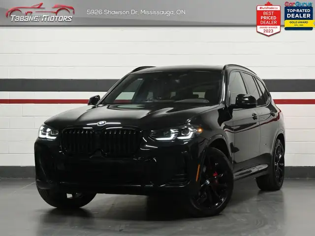 2023 BMW X3 xDrive30i ///M Shadow No Accident Red Interior Panor