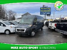 RAM ProMaster Cargo Van 3500 allongé toit élevé 2021 BAS KILO!