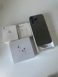 iPhone 13 Pro Max 128GB 76% battery AirPods & Fast Charger