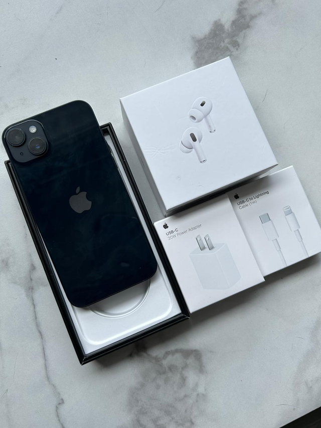 iPhone 14 PLUS 128gb Changed screen Airpods/Adapter/Delivery