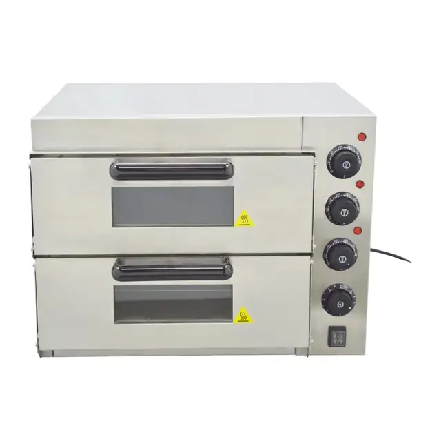 110V 3KW Commercial Double-decker Pizza Electric Oven 056088