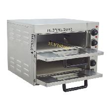 110V 3KW Commercial Double-decker Pizza Electric Oven 056088 - Photo 3