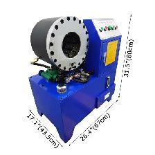 220V 4KW Hydraulic Hose Crimper Tube Shrinking Machine 056314 - Photo 3