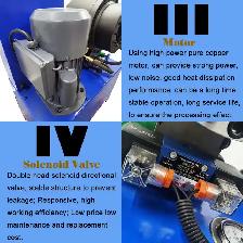 220V 4KW Hydraulic Hose Crimper Tube Shrinking Machine 056314 - Photo 9