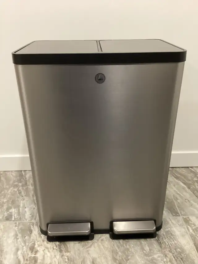 Poubelle double pour cuisine