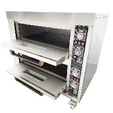 Commercial Movable Double Pizza Oven 4 Baking Sheets 220V 056986 - Photo 3