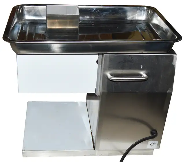 110V Electric Slicer with Chimney Type Inlet QX 5mm Blade 160496