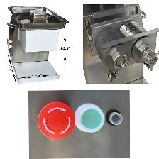 110V Electric Slicer with Chimney Type Inlet QX 5mm Blade 160496 - Photo 5