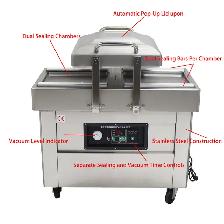 220V Two SS Chamber Vacuum Sealer Packaging Machine 160812 - Photo 10