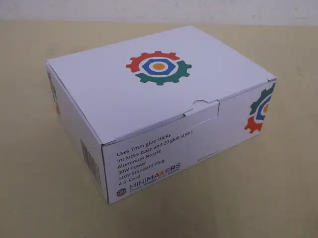 Glue Gun MiniMakers Craft 30w w/ Suction Base  20 Glitter Sticks - Photo 7