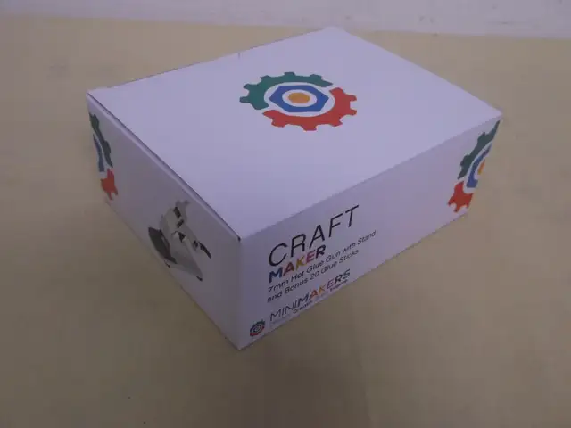 Glue Gun MiniMakers Craft 30w w/ Suction Base  20 Glitter Sticks - Photo 8