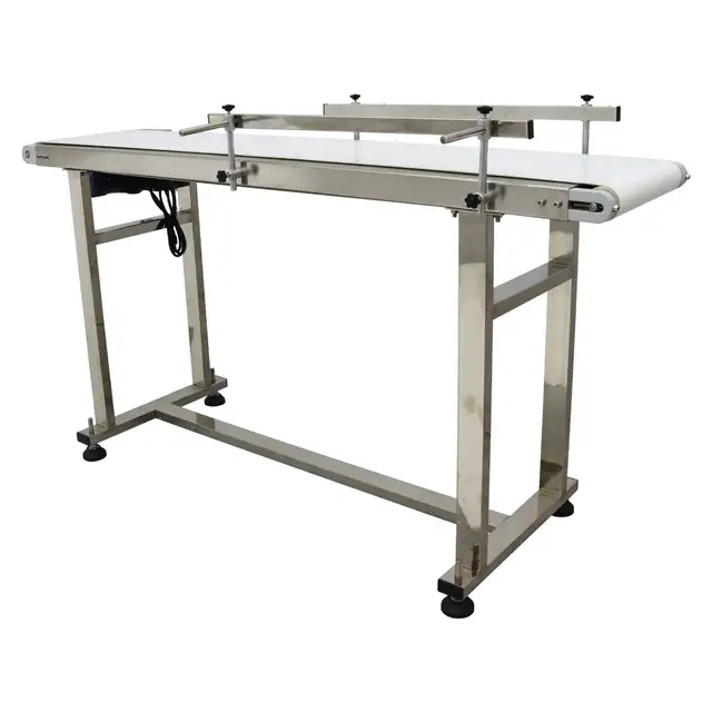 53x11.8inch Food Grade White PU Belt Conveyor Transport 230066