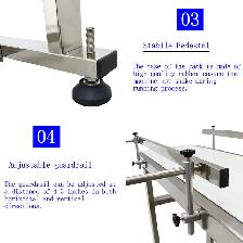 53x11.8inch Food Grade White PU Belt Conveyor Transport 230066 - Photo 7