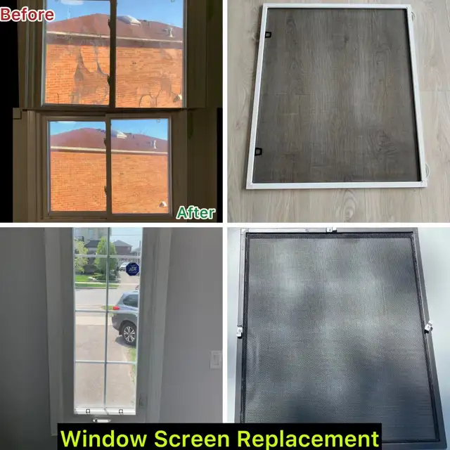 Window Screen Repair $60.00 and up– Call 416-503-0188✨ - Photo 4