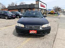 2001 Toyota Camry CE FWD Black 2.2L One Owner Carfax clean - Photo 2