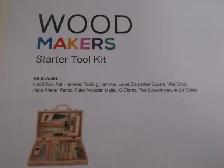 Kids MiniMakers 16 Piece Starter Tool Kit with Wooden Case - Photo 2