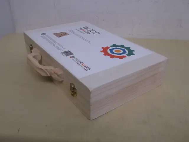 Kids MiniMakers 16 Piece Starter Tool Kit with Wooden Case - Photo 8