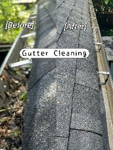 Gutter cleaning or repair