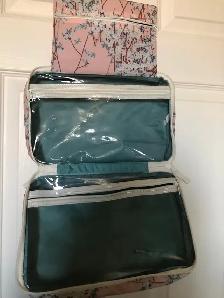 Large beautiful Papinelle  FOLD OUT cosmetic bag - Photo 3