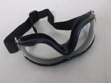Safety Goggles padded wrap around Black or Blue Frame