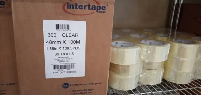 Moving Supplies, shrink wrap, packaging clear tape, poly foam