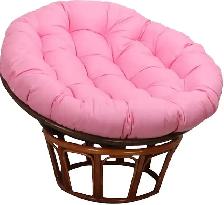 Rattan bowl / egg chair. Dusky rose color. From pier one. mint!