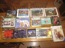 80 BRAND NEW 1000,1500 PIECE PUZZLES FACTORY SEALED $6-$10 EACH - Photo 2