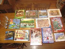 80 BRAND NEW 1000,1500 PIECE PUZZLES FACTORY SEALED $6-$10 EACH - Photo 3