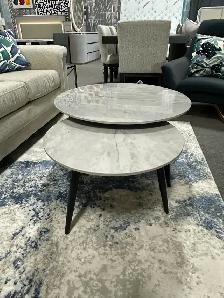2Pc Grey sintered stone marble top Coffee Table for Only $249. - Photo 3