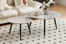 2Pc Grey sintered stone marble top Coffee Table for Only $249. - Photo 4