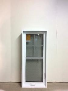 10396BP Fenêtre Battant PVC Blanc Carrelage 1/2 2×2 32 1/2 x 54 - Photo 2