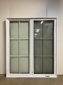 10744BH Fenêtre Battant HYBRIDE Noir Carrelage géorgien 61 x 71 - Photo 2