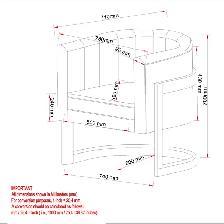 LUXURIOUS ACCENT CHAIR IN BLACK VELVET AND CHROME BASE! - Photo 7