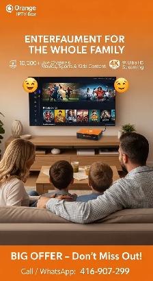 Orange Style Android TV Box – 4K | Plug & Play - Photo 3