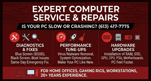Professional Computer Repair & Tech Services | Ottawa & Orléans - Photo 3