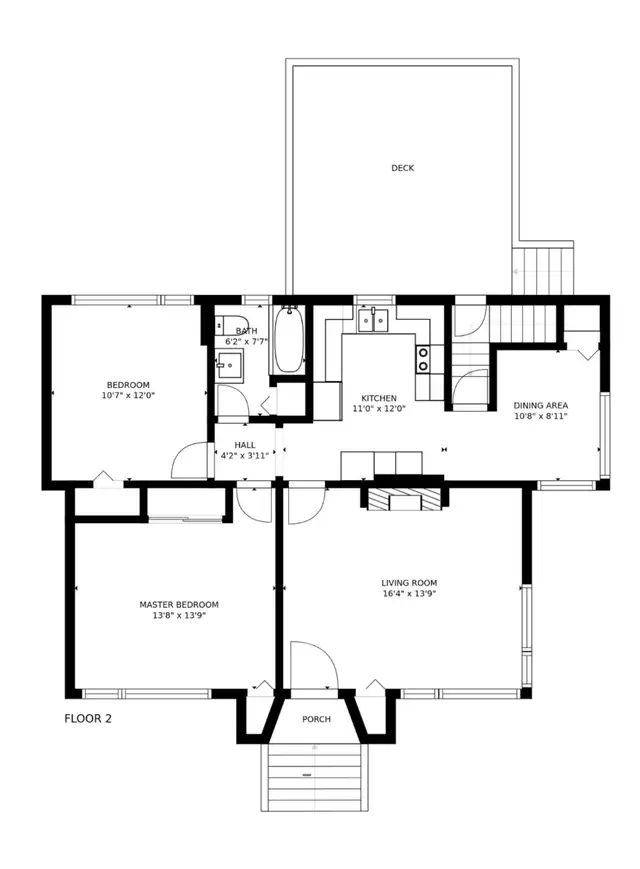 2 Bed 1 Bath upstairs House in Saxe Point-All Utilities Included - Photo 10
