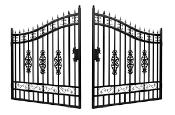 Heavy-Duty 20FT Wrought Iron Gate – Durable & Decorative