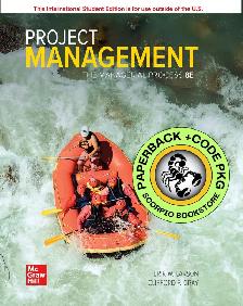 Project Management 8th Edition   Connect by Larson 9781260884661