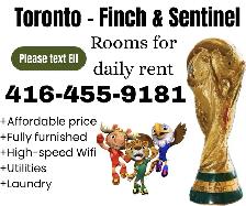 Toronto daily rent rooms