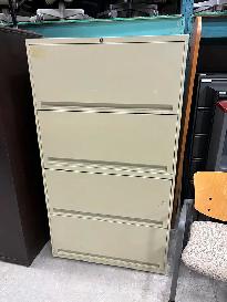 4 Drawer Lateral Filing Cabinet-Used Cabinets-Call Us Now! - Photo 4