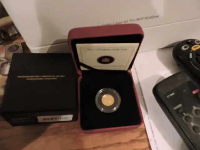 Pièce de monnaie en OR fin 2011 Pure Gold Coin 1/25 oz - Photo 4