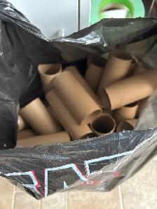 FREE! cardboard toilet paper rolls