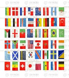 WORLD CUP STRING FLAGS - 2026 - 48 TEAM BUNTING